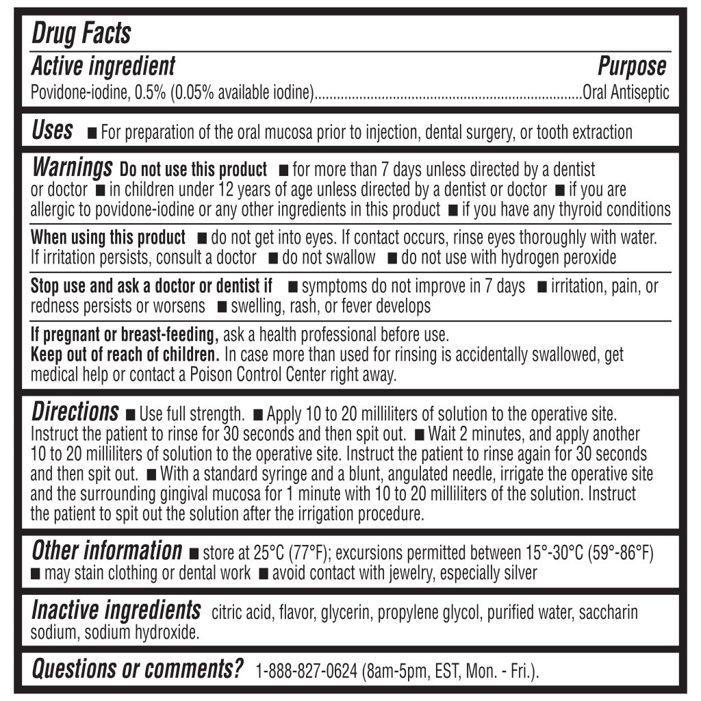 Betadine Antiseptic Oral Rinse Betadine
