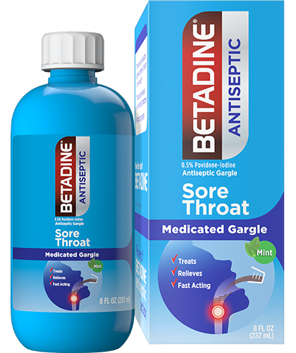 Sore Throat - Betadine (Povidone-iodine)